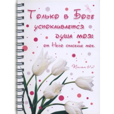 Тетрадь - "Только в Боге успокаивается..."